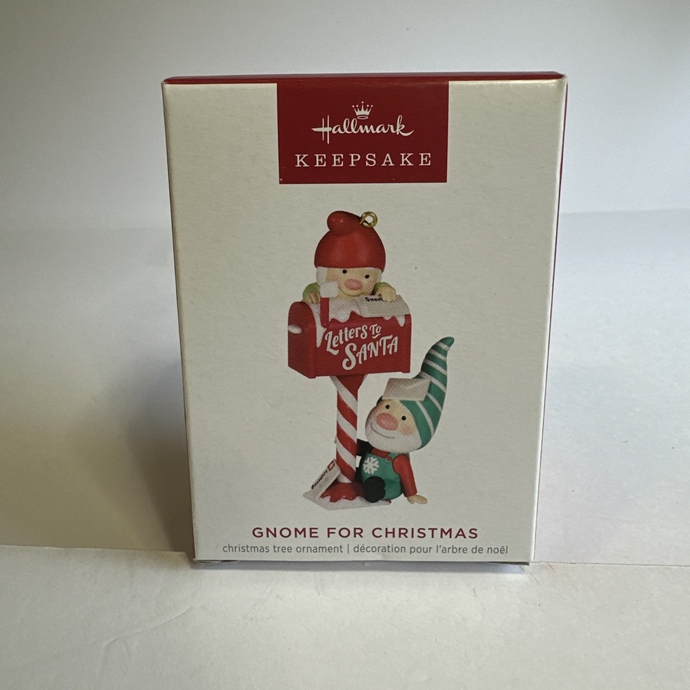 2023 Hallmark Ornament Gnome for Christmas 3rd in Series Letters To Santa NEW